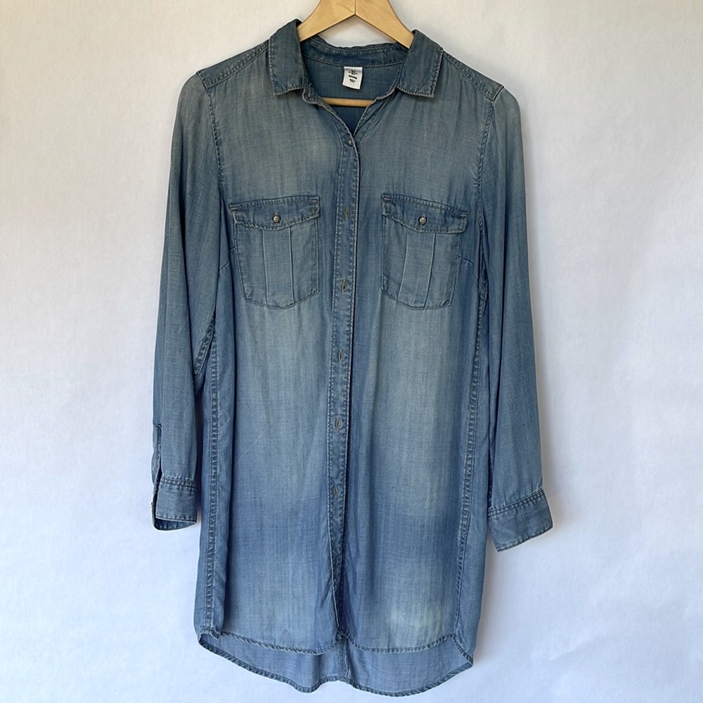 &denim blue denim long sleeve